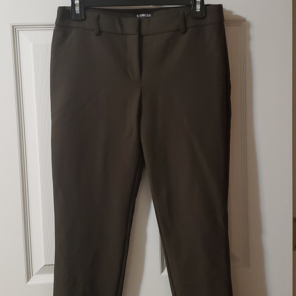 Express Olive Green Skinny Pants